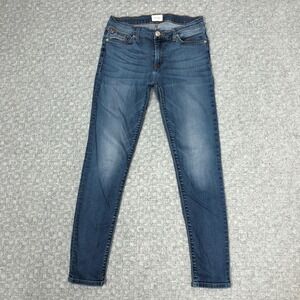 Hudson Krista Super Skinny Ankle Jeans Womens 28 Blue Mid Rise Stretch Denim